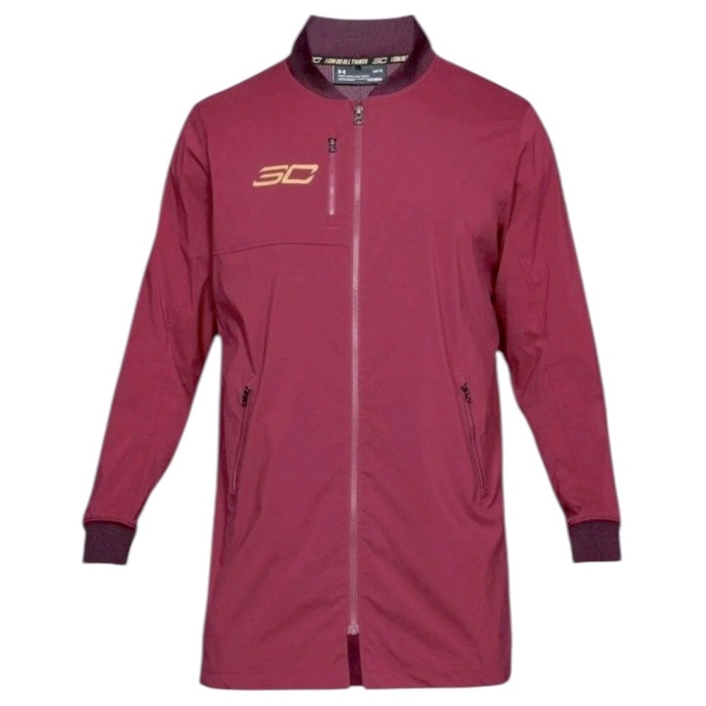 UNDER ARMOUR ColdGear men’s Stephen Curry Life Long Range Bomber Jacket sz Small